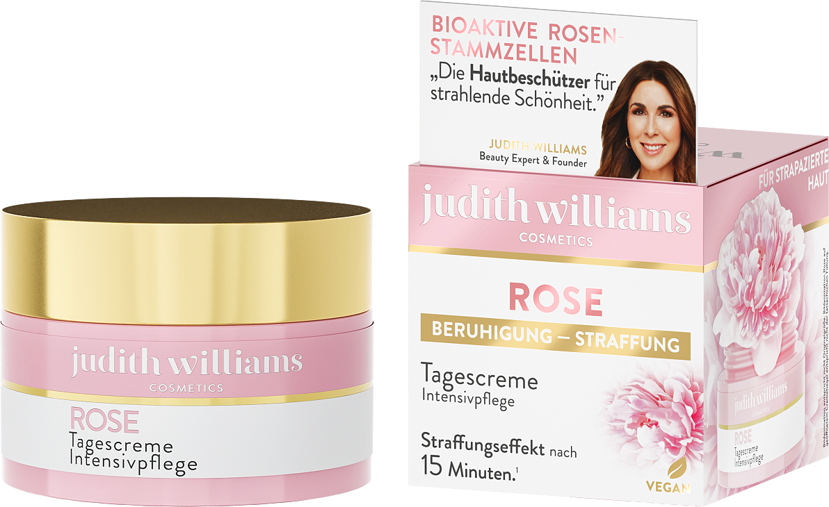 8_Judith_Williams_Rose_Tagescreme_intensiv_Verpackung_und_Tiegel © BIPA